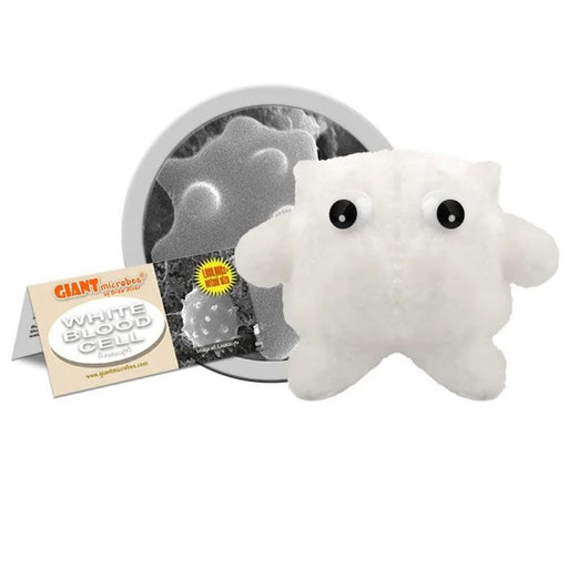 white blood cell with tag