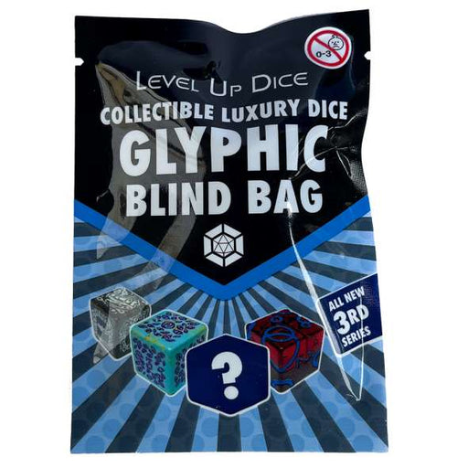 glyphic blind bag series 3 collectible mystery dice front packaging 