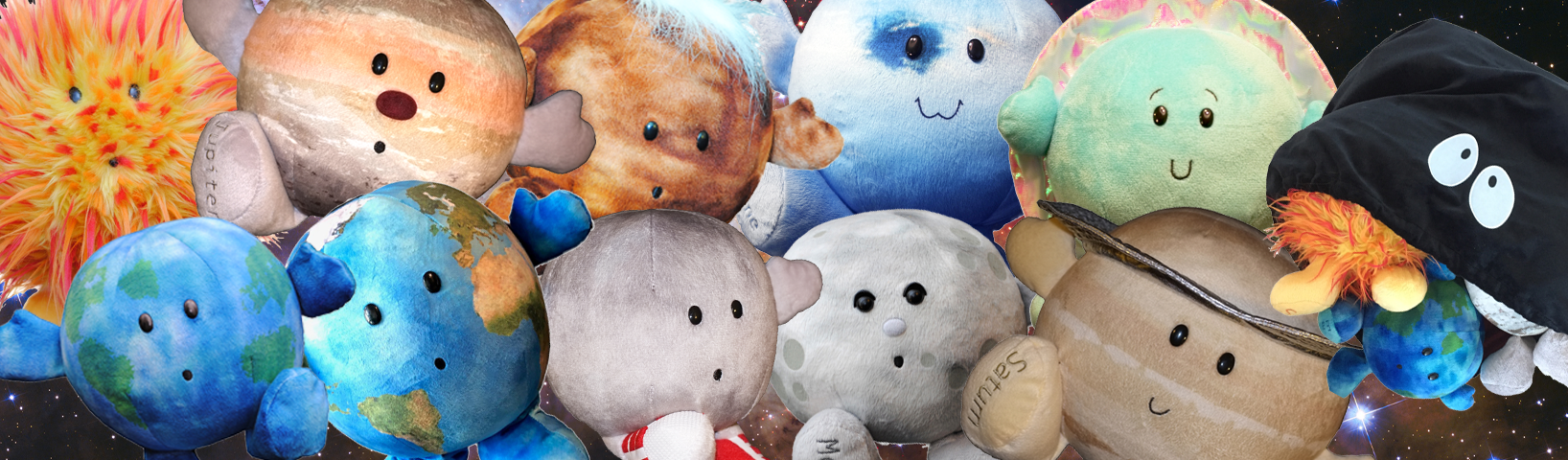 Solar system plush 2024 toys