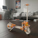 Beaver Vehicles 60-piece collection Wooden mechanical model with colorful connectors on a white background