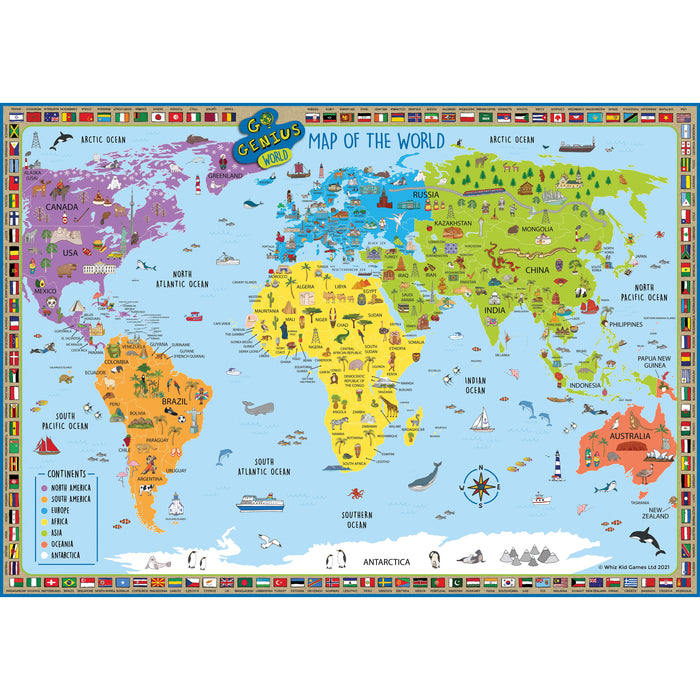 100pc World Jigsaw Puzzle