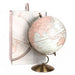 30cm Light Antique Metal Base World Globe main