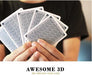 3D Poker Magic Eye Playing Cards hands
