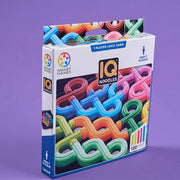 IQ Noodles packaging by Smart Games on a purple background