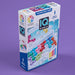 IQ Bubbles game box by Smart Games on a purple background