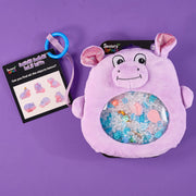 sensory seekers holy hippo on a purple background