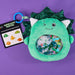 Sensory Seekers Danny Dino tactile exploration toy on purple background