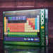 Jigsaw puzzle box featuring the periodic table of elements on a dark background