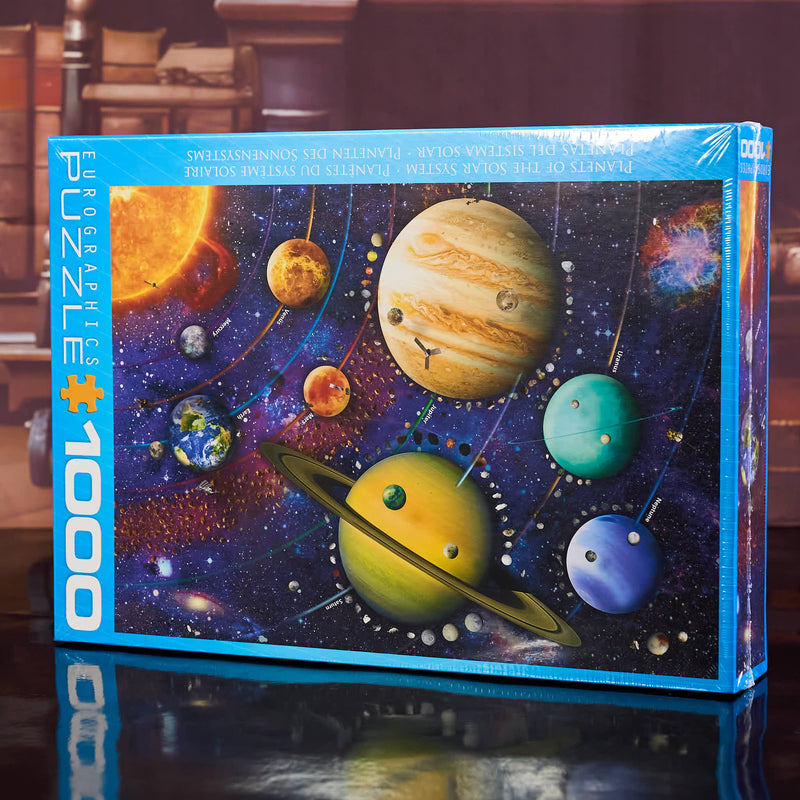 Puzzle Planets of Solar System