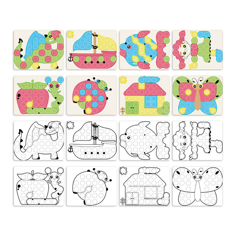 Quercetti FantaColor Mosaic Pegboard Toy