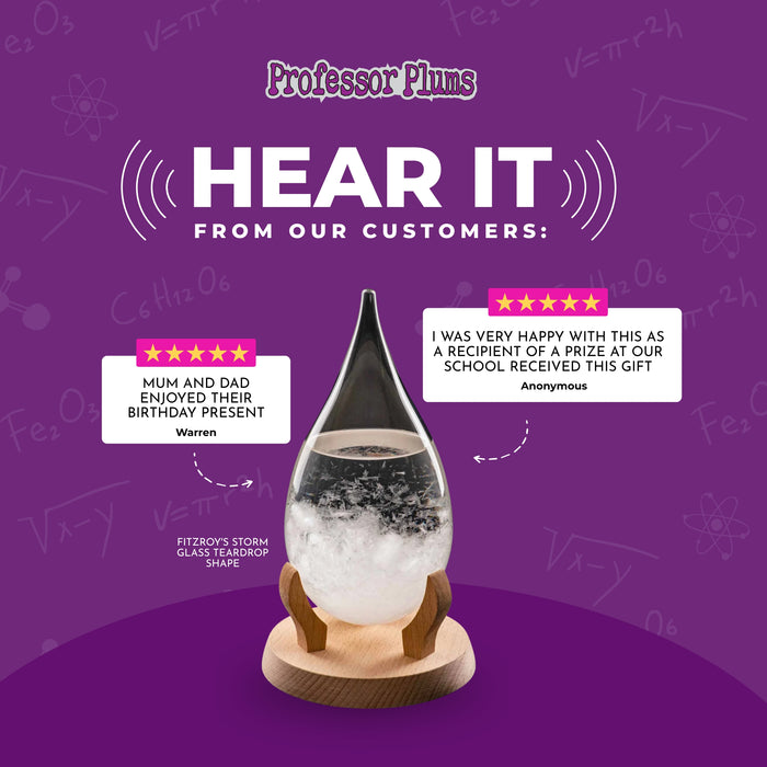 Fitzroy's Storm Glass Teardrop Shape