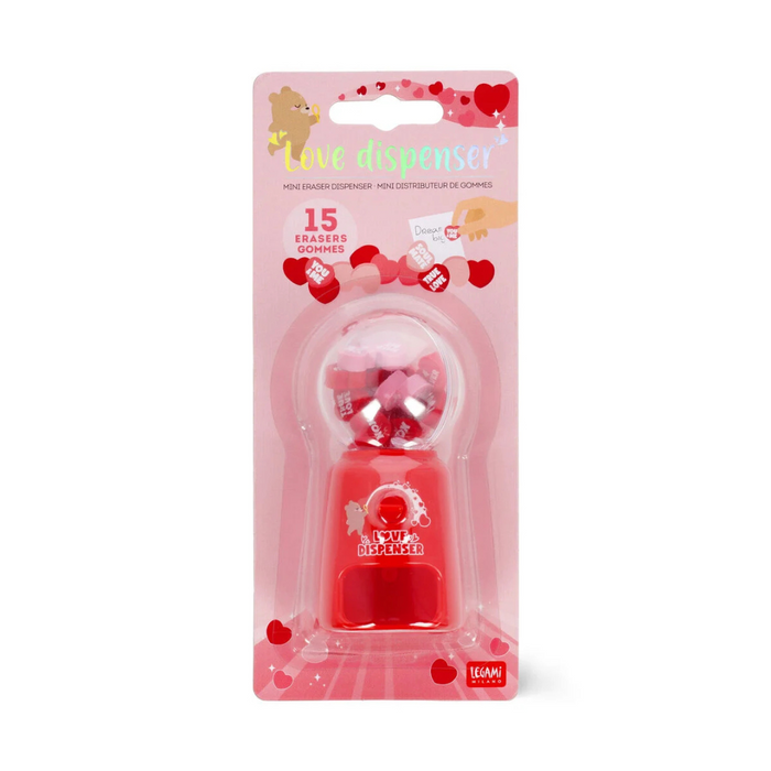 Love Dispenser 15 Erasers