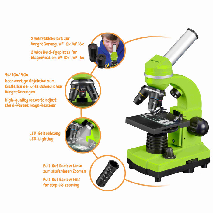 Student Microscope Biolux 40x to 1600x