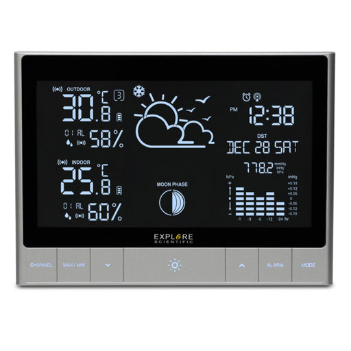 Advanced Weather Station with LED Touch Keys