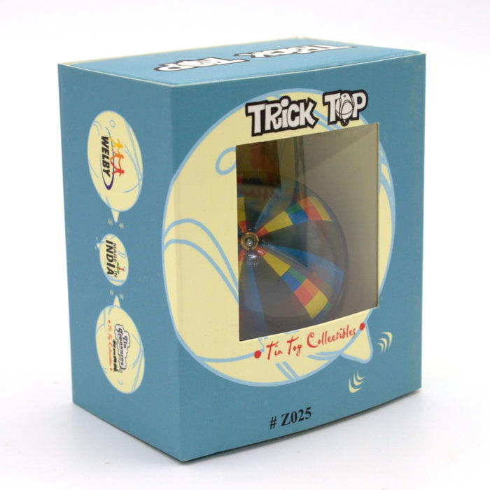 balloon trick spinning top side packaging shot