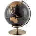 Black and Gold World Globe 25cm