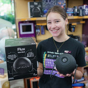 Homestar Flux Home Planetarium Star Projector Being Held