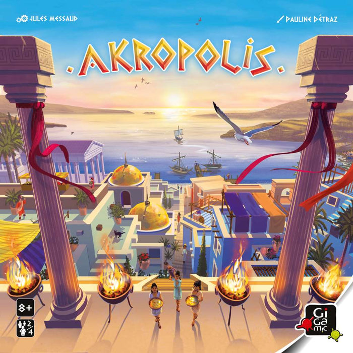 Akropolis Board Game Cover Art