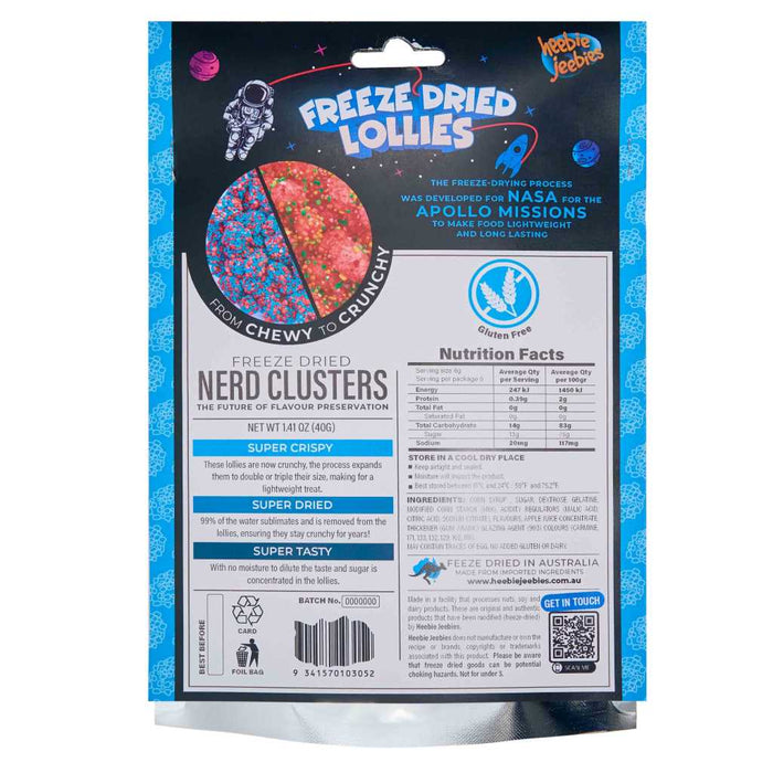 Freeze Dried Nerds Gummy Clusters back
