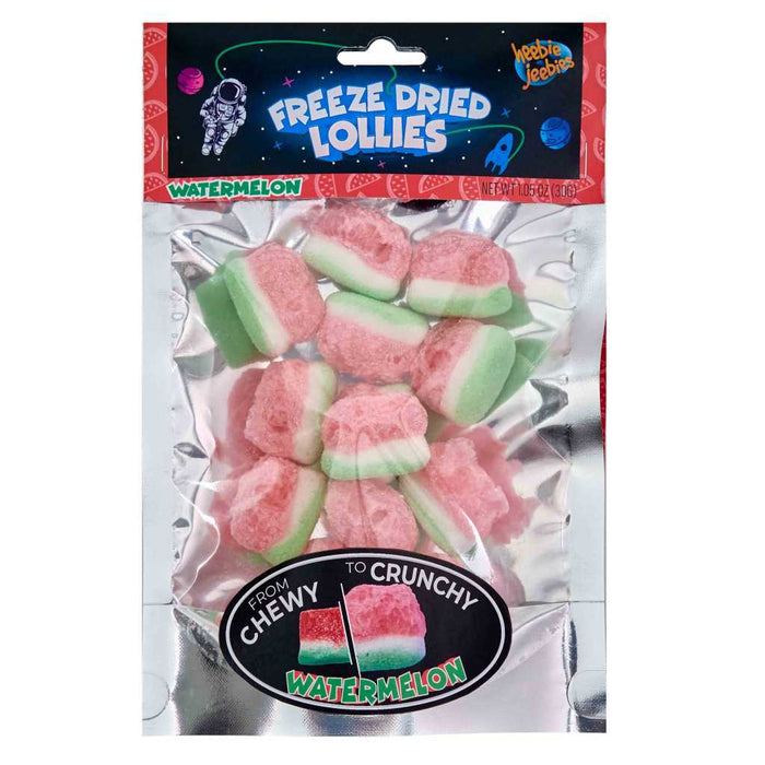Freeze Dried Sour Watermelon candy close up