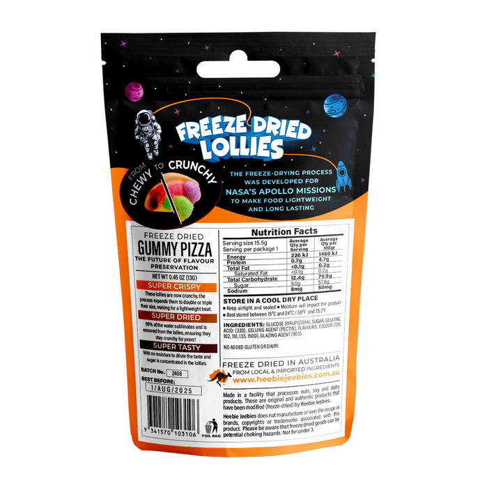 Freeze Dried Gummy Pizza Mini Pack