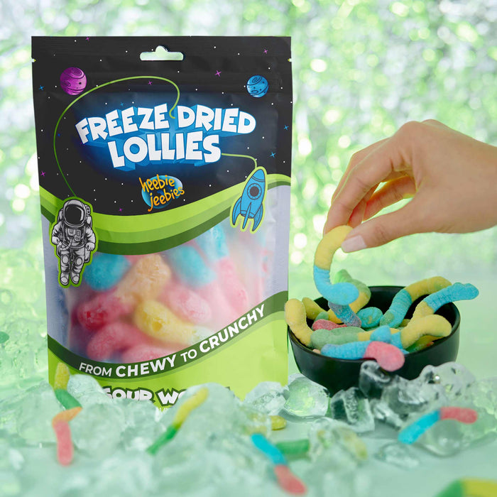 Freeze Dried Sour Worms