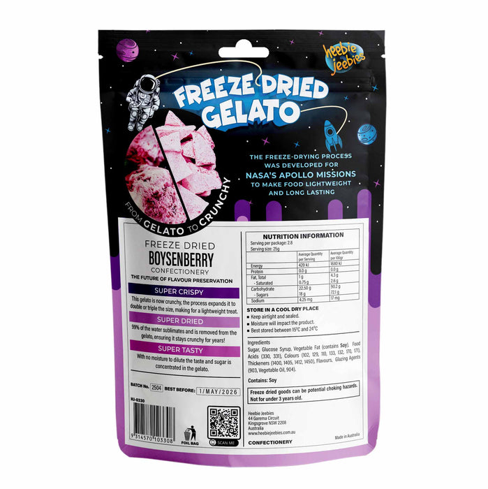 Freeze Dried Boysenberry Gelat