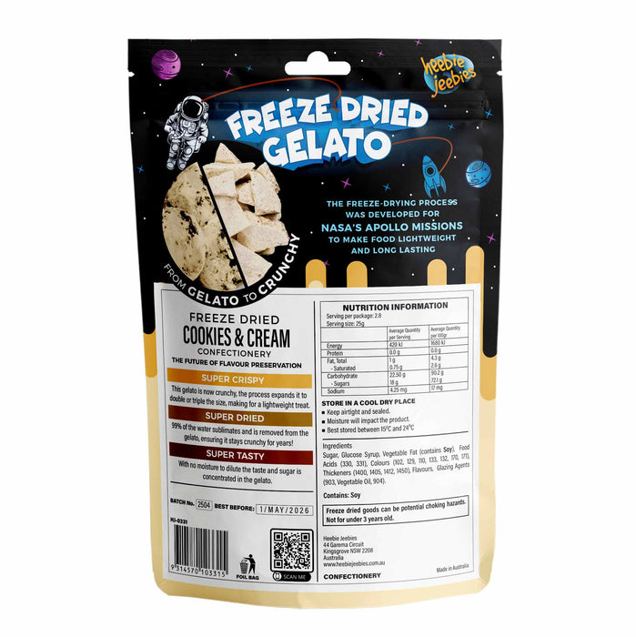 Freeze Cookies N Cream Gelato