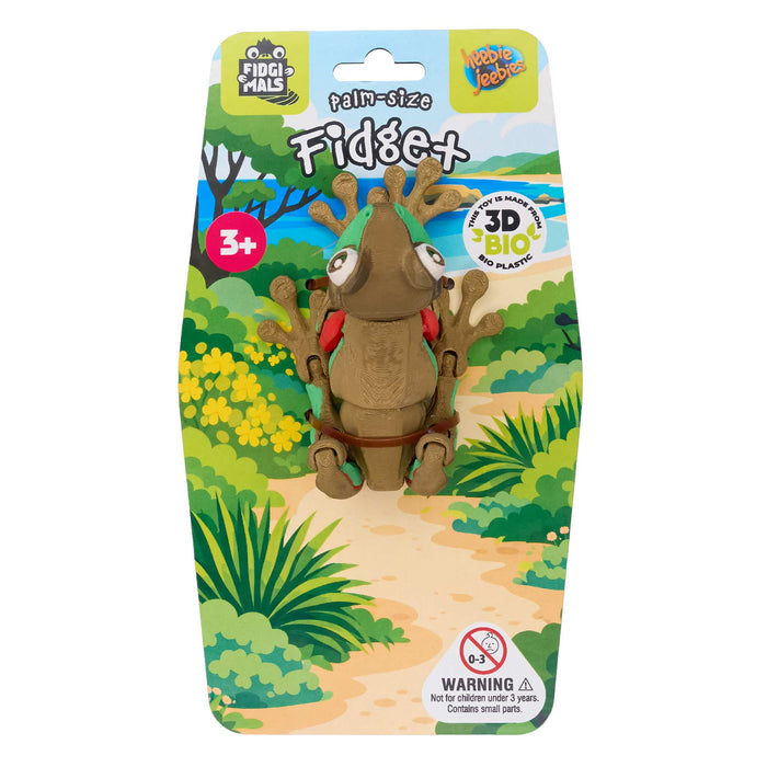Fidget+ toy with packaging featuring a jungle scene