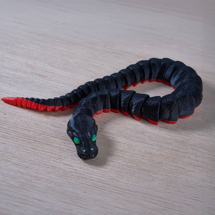 Fidgimals - Palm Fidgi Red-Bellied Black Snake