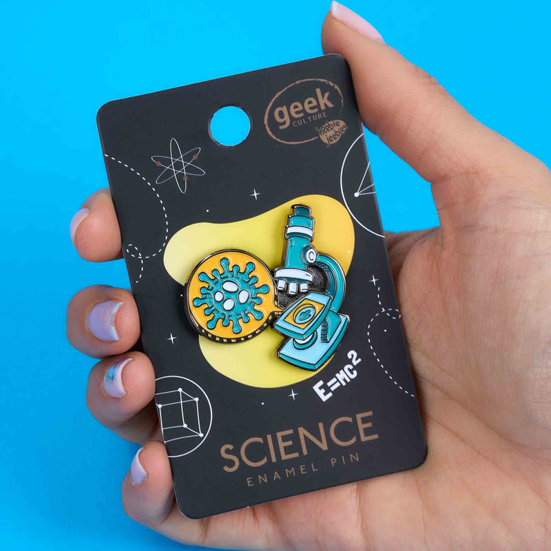 Science Enamel Pins - Heebie Jeebies