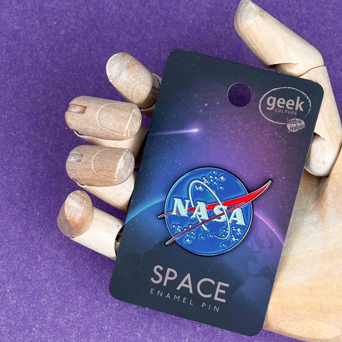 Space Enamel Pin NASA — Professor Plums