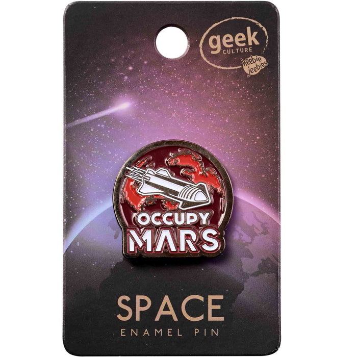 Occupy Mars Pin