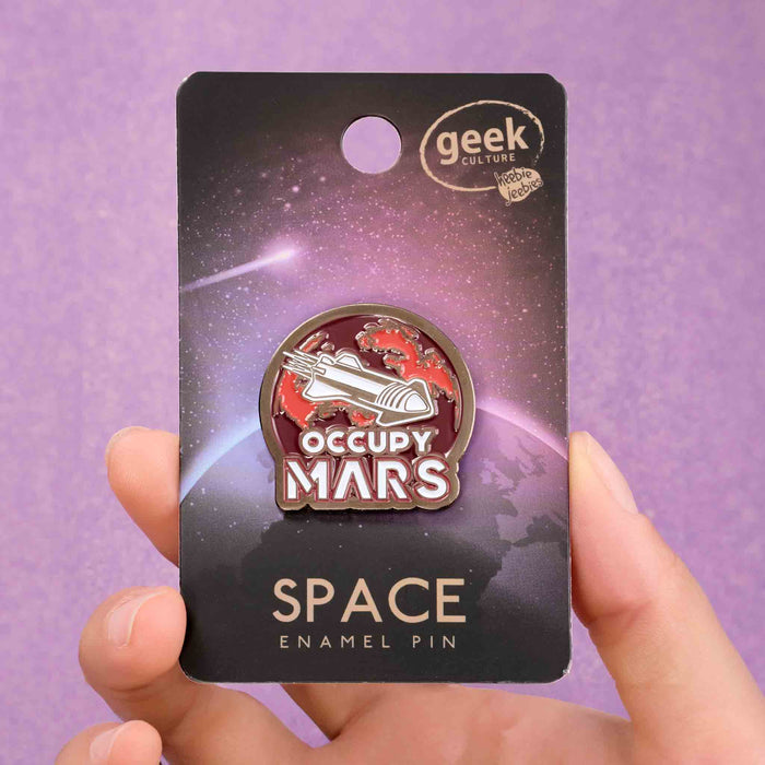 Occupy Mars Pin