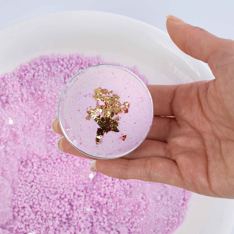 Bath Bomb Making Kit - Tropical Holiday with Gold Leaf