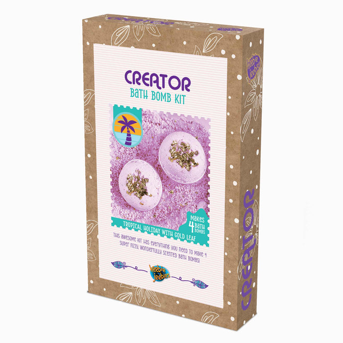 Bath Bomb Making Kit - Tropical Holiday with Gold Leaf