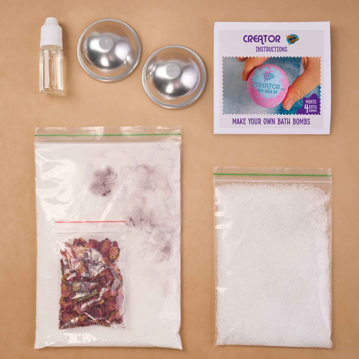 Bath Bomb Making Kit - Rose Petals