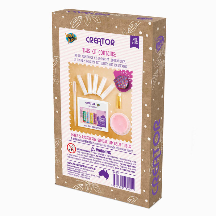 Make Your Own Lip Balm - Raspberry Sunday