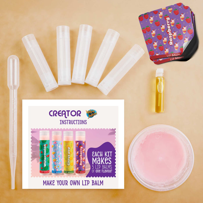 Make Your Own Lip Balm - Raspberry Sunday