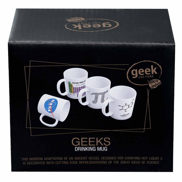 Heebie Jeebies Science and Math-themed Mugs