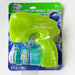 Maxx Bubbles Super Light Up Bubble Blower packaging with green bubble gun and solution bottle on a white background