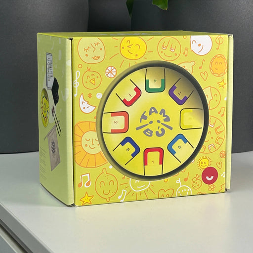 Baby Tambu Mellow Yellow with Arabic numerals Introduce your little one to rhythm and colour with the Baby