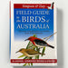 Book titled 'Field Guide to the Birds of Australia' by Simpson & Day on a white background