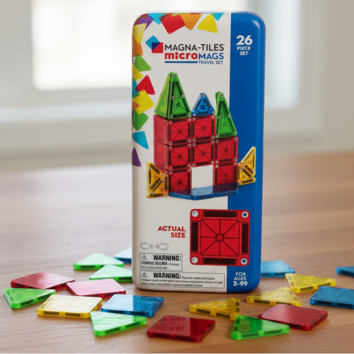MagnaTiles - MicroMags Travel Magnetic Tiles