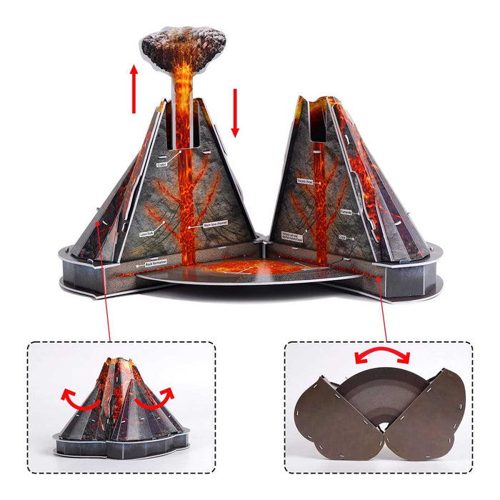 Volcanic Structure 3d Model