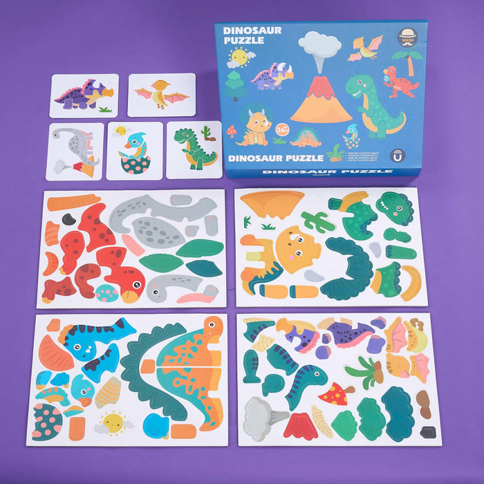 Magnetic Dinosaur Puzzle Game