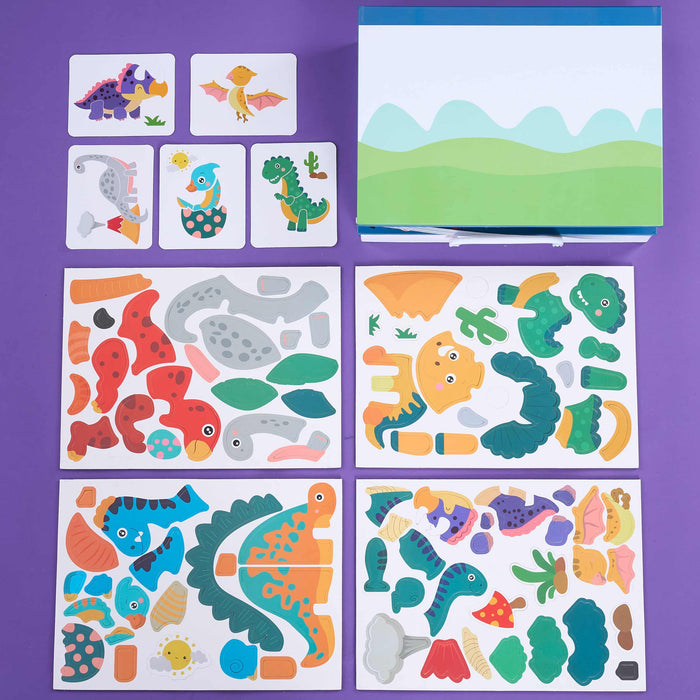 Magnetic Dinosaur Puzzle Game