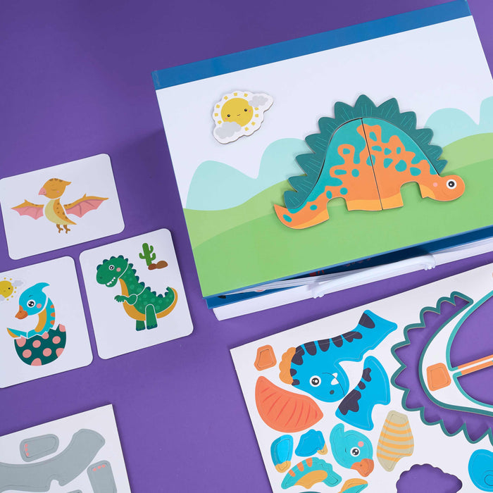 Magnetic Dinosaur Puzzle Game