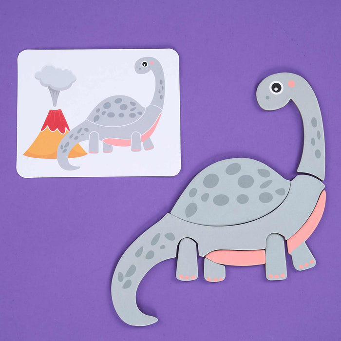 Magnetic Dinosaur Puzzle Game