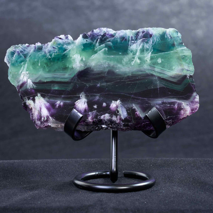 Fluorite 14-16cm slice  stand